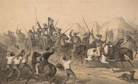 The Sepoy Rebellion av 1857: En blandning av religiösa oroligheter och koloniala spänningar som ryskte Indien